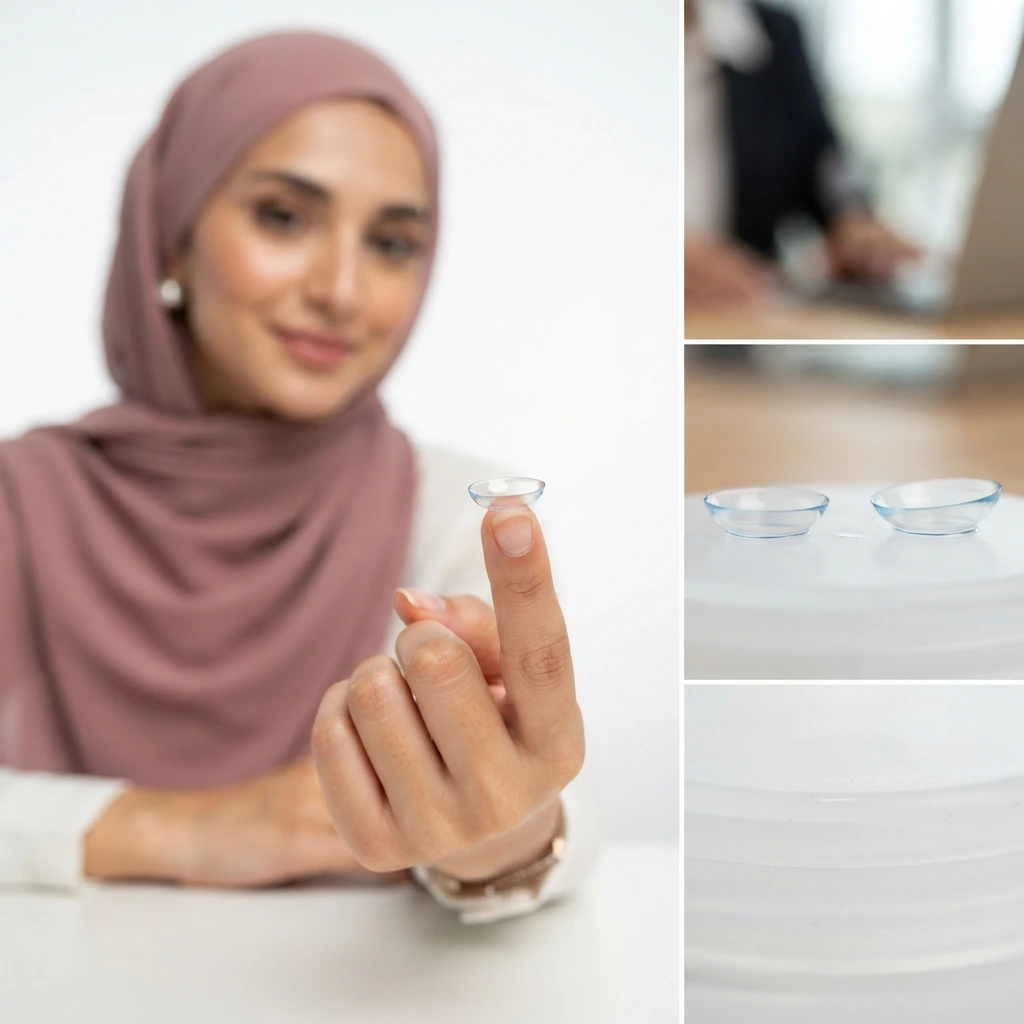 تشخیص لنز برعکس برای جلوگیری از سوزش چشم