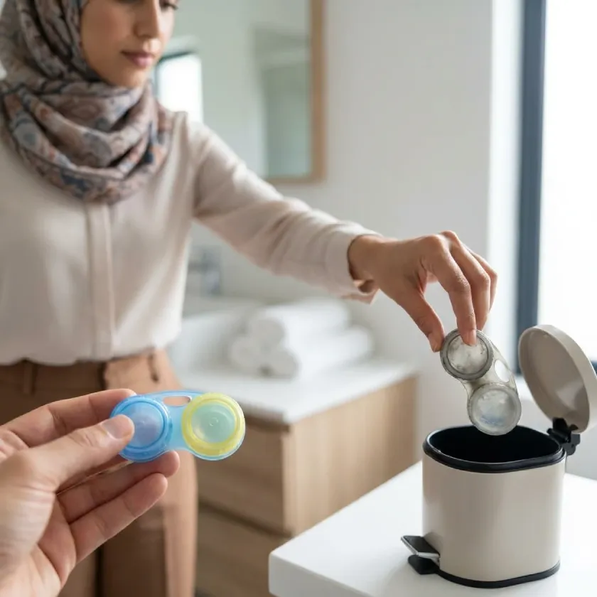 تعویض جالنزی کهنه با یک جالنزی نو برای حفظ بهداشت.