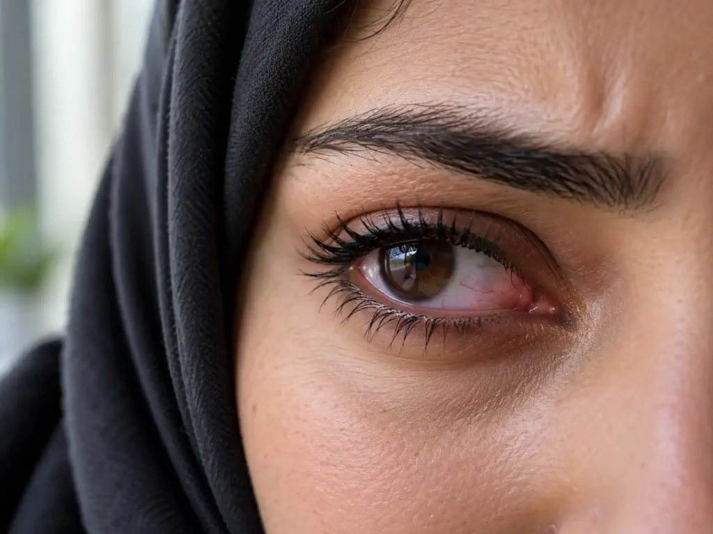 علت سوزش چشم بعد از گذاشتن لنز