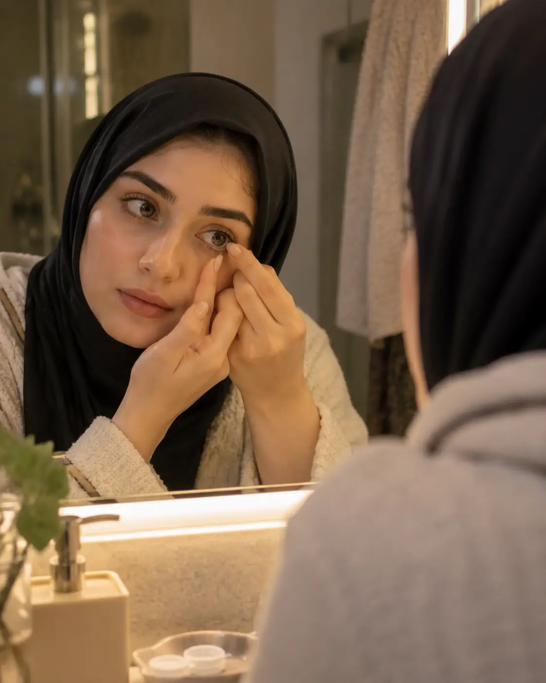 مراقبت صحیح از لنز چشم با مایع مخصوص