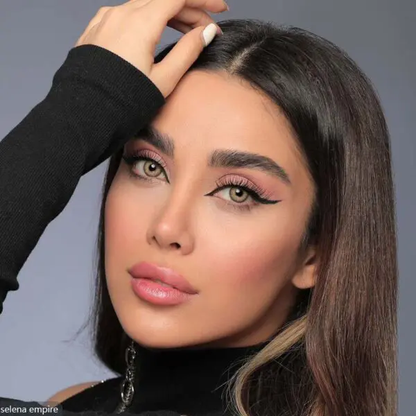 لنز عسلی سبز دوردار امپایر سلنا