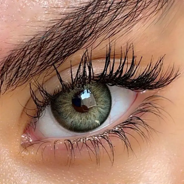 لنز سبز خاکی دور دار عروسکی باربی گرین آماندا