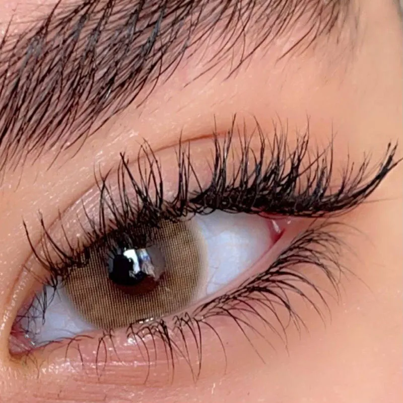 لنز قهوه ای عسلی کینگ هانی آماندا