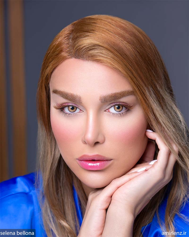 لنز عسلی طلایی سلنا بلونا